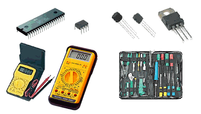 Componentes electrnicos, herramientas e instrumentos para electrnica